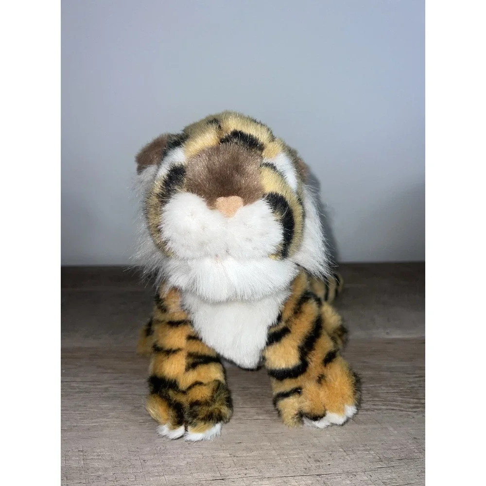 Pier 1 Imports Bangel Tiger Sitting Plush Stuffed Animal 9'' - Picture 2 of 4